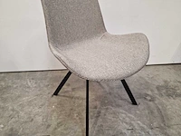2 x x-seat interieurstoel egon met zwart metalen poten - afbeelding 2 van  4