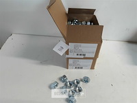 2 x zeskantmoeren verzinkt m 12 100 stuks - afbeelding 2 van  3