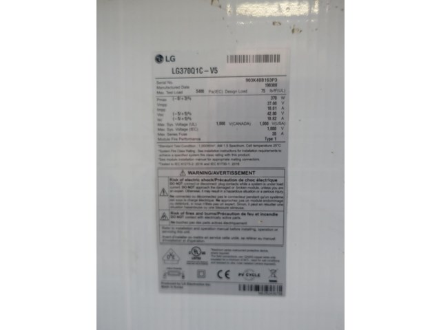 2 x zonnepaneel lg 370 (740 wp) - afbeelding 3 van  4