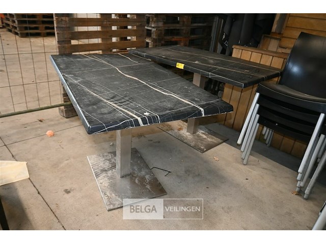 2 x zware terrastafel - afbeelding 1 van  4