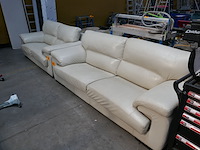 2 zetels witte kleur - afbeelding 1 van  5