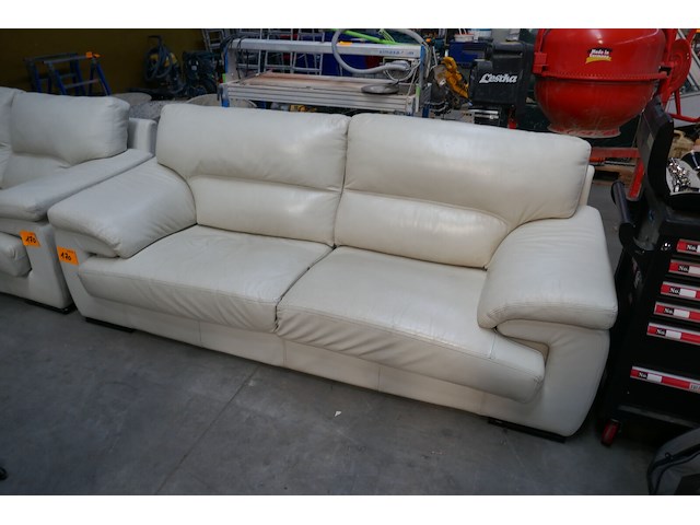 2 zetels witte kleur - afbeelding 2 van  5