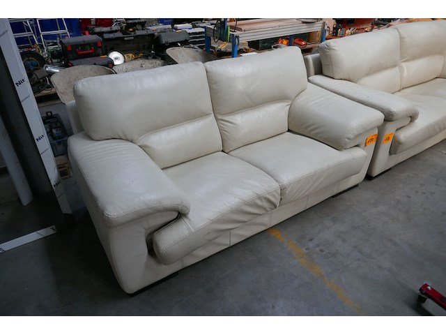 2 zetels witte kleur - afbeelding 3 van  5