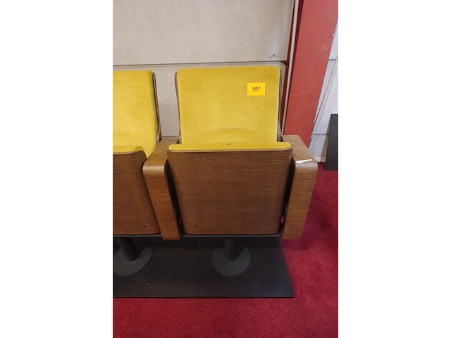 2-zit auditoriumstoel - afbeelding 2 van  8
