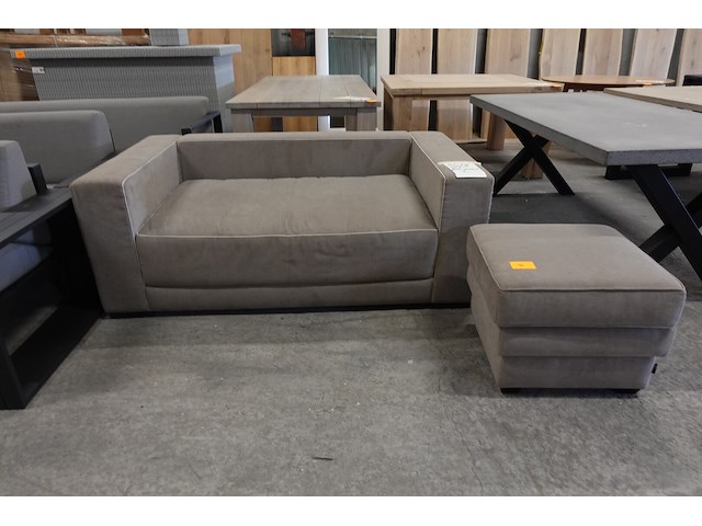 2-zit + poef passe partout - afbeelding 1 van  7