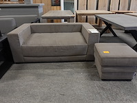 2-zit + poef passe partout - afbeelding 1 van  7