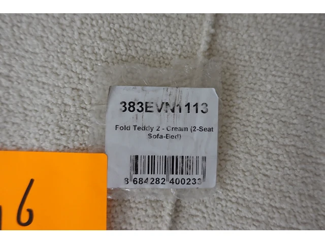 2-zit slaapbank fold teddy sofa bed - afbeelding 3 van  3