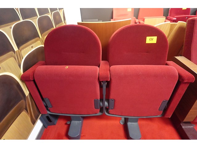 2-zit theaterstoel - afbeelding 1 van  6