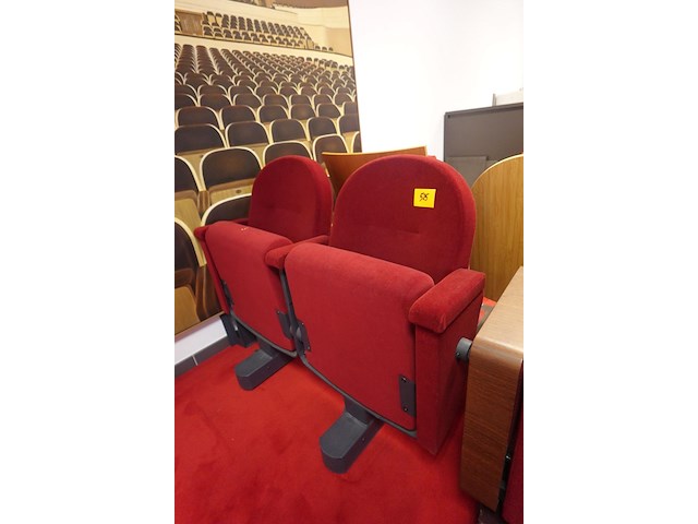 2-zit theaterstoel - afbeelding 4 van  6