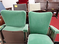 2-zit vintage theaterstoel - afbeelding 4 van  5
