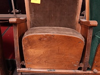 2-zit vintage theaterstoel - afbeelding 3 van  7