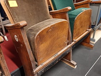 2-zit vintage theaterstoel - afbeelding 4 van  7