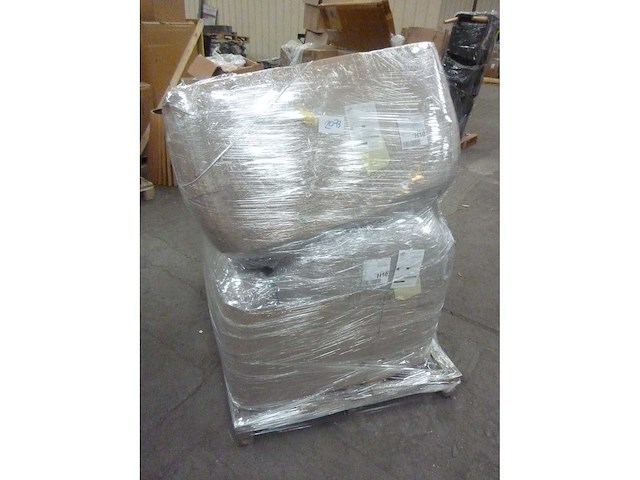 2-zits bank - donkerbeige fluweel - afbeelding 8 van  8