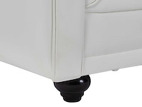 2-zits bank - witte imitatie - afbeelding 5 van  6