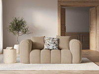 2-zits bank - zandfluweel - afbeelding 7 van  8