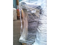 2-zits bank in zwart buffelleer - afbeelding 9 van  9