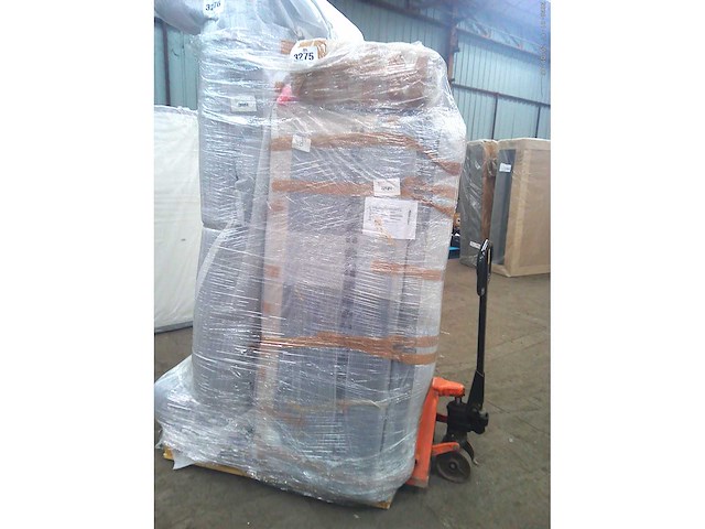 2-zits slaapbank - slaapt 140 cm - schuimmatras 13 cm - tolfa-stof marineblauw - afbeelding 3 van  11