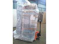 2-zits slaapbank - slaapt 140 cm - schuimmatras 13 cm - tolfa-stof marineblauw - afbeelding 3 van  11