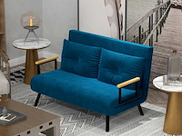 2-zits slaapbank met 5-niveaus verstelbare rugleuning - afbeelding 1 van  7