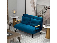 2-zits slaapbank met 5-niveaus verstelbare rugleuning - afbeelding 2 van  7