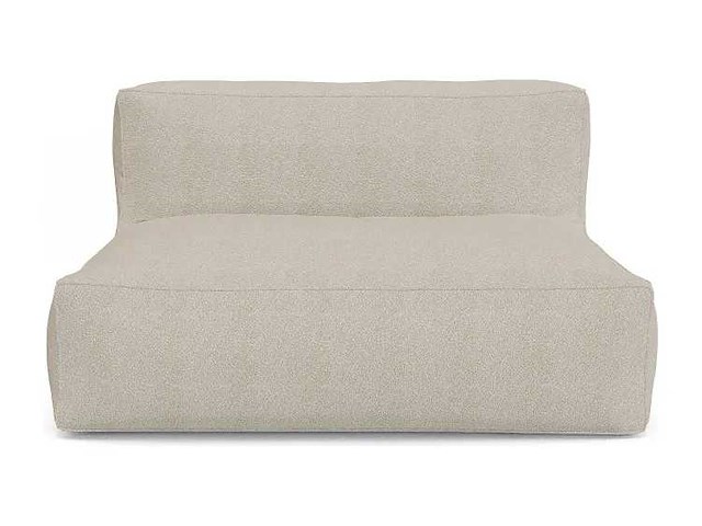2-zits tuinbank van badstof - beige - afbeelding 2 van  8
