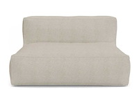 2-zits tuinbank van badstof - beige - afbeelding 2 van  8