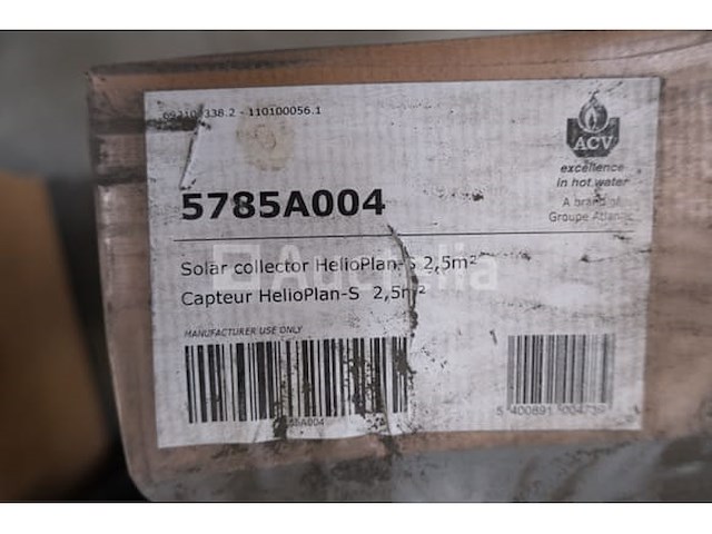2 zonne-thermische panelen (2,5 m²) acv helioplan s - afbeelding 3 van  8