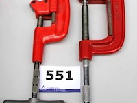 2 zware pijpsnijders - afbeelding 1 van  3