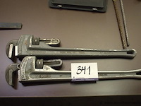 2 zware pijptangen ridgid - afbeelding 1 van  2