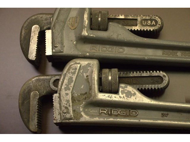2 zware pijptangen ridgid - afbeelding 2 van  2