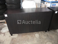 2 zwarte melamine dressoirs - afbeelding 5 van  8