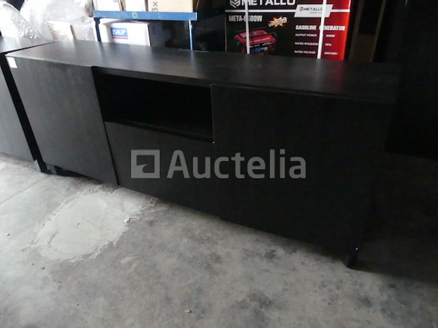 2 zwarte melamine dressoirs - afbeelding 8 van  8