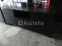 2 zwarte melamine dressoirs - afbeelding 8 van  8