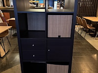 2 zwarte opbergkasten - afbeelding 2 van  4