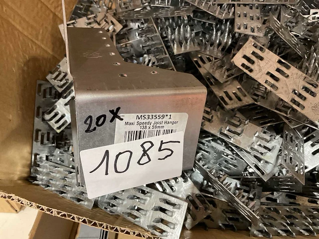20 balkdragers en 150 nagel platen - afbeelding 3 van  6