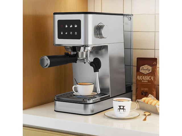 20 bar espresso koffiemachine met steam wand touchscreen - afbeelding 1 van  8