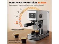 20 bar espresso koffiemachine met steam wand touchscreen - afbeelding 6 van  8
