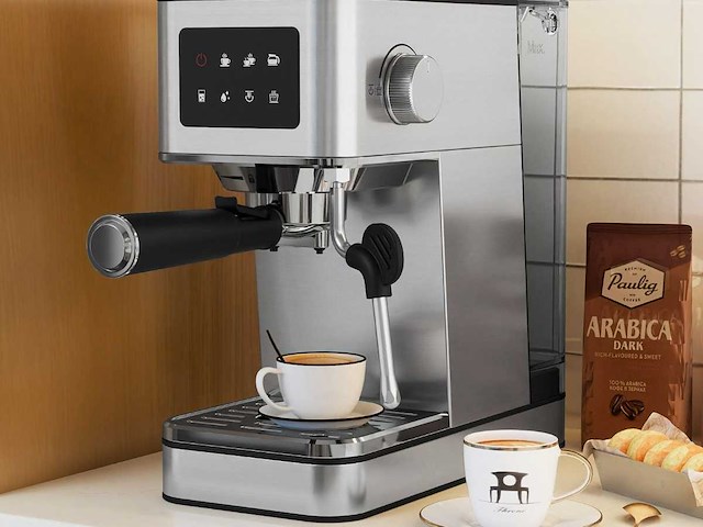 20 bar espresso koffiemachine met steam wand touchscreen - afbeelding 1 van  9