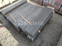 20 betonnen randen 100x20x6 cm donkergrijs - afbeelding 3 van  4