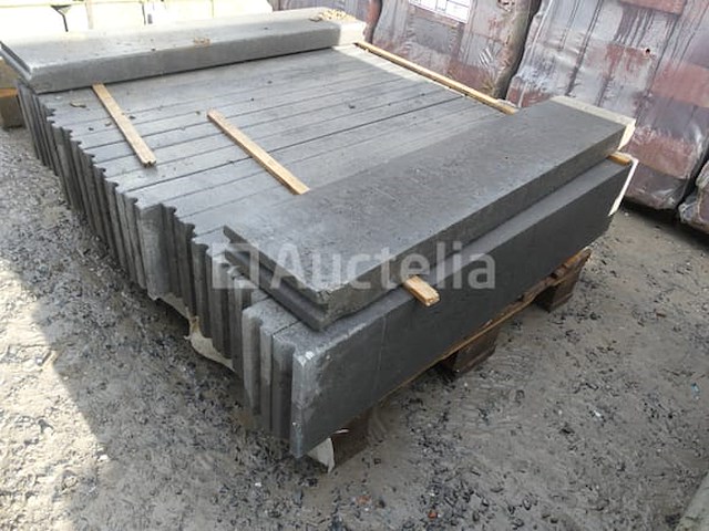 20 betonnen randen 100x20x6 cm donkergrijs - afbeelding 4 van  4