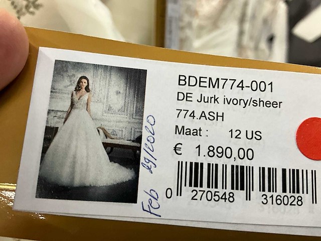 20 bruidsjurken demetrios (totaalprijs) - afbeelding 18 van  46