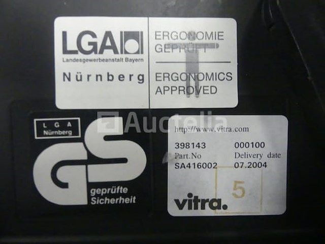 20 bureaustoelen op wielen - afbeelding 2 van  7