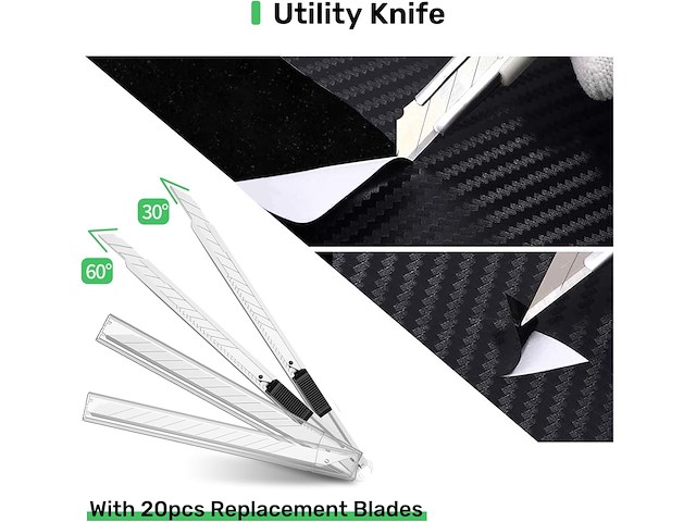 20-delige rakel accessoireset voor meubelfolie.wrappen - afbeelding 5 van  7