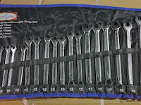 20 delige steek ringsleutelset - afbeelding 1 van  1