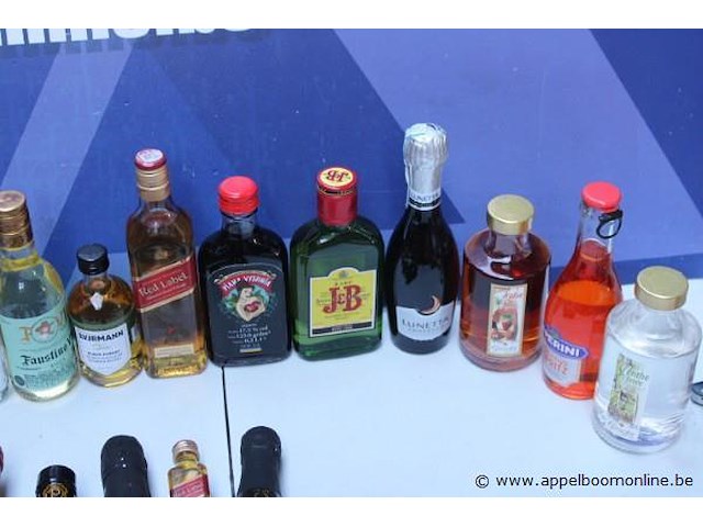 20 div flesjes sterke drank, wo j&b - afbeelding 3 van  4