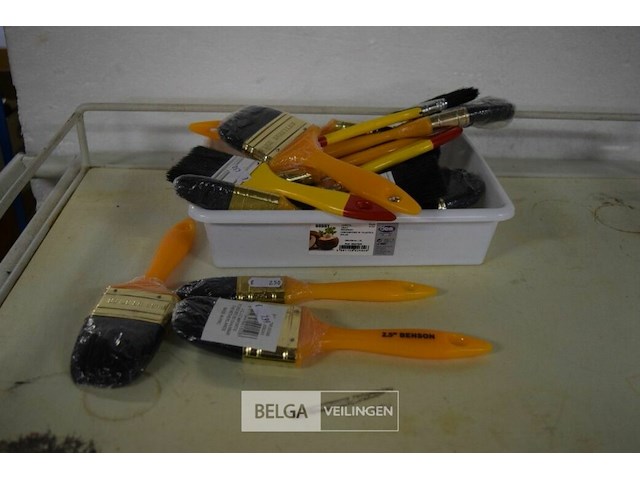 ± 20 div verfborstels - afbeelding 1 van  4