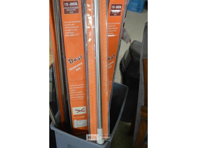 ±20 douchegordijnen stangen 110-200cm - afbeelding 2 van  2