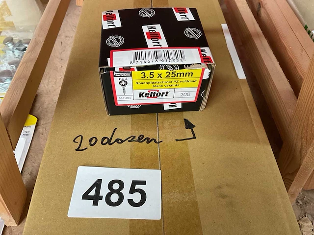 20 dozen hout schroeven - afbeelding 2 van  3