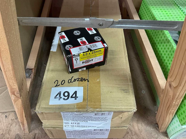20 dozen hout schroeven - afbeelding 1 van  3