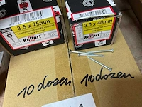 20 dozen hout schroeven - afbeelding 2 van  3